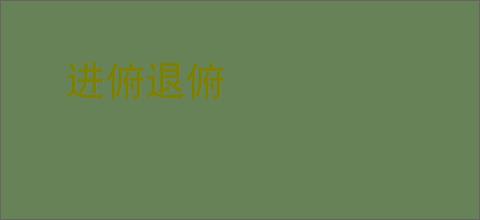 进俯退俯
