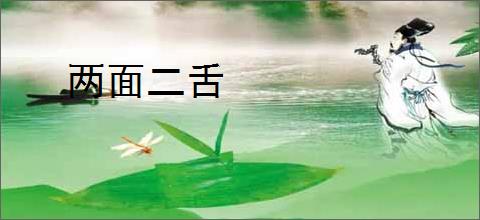 两面二舌