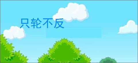 只轮不反